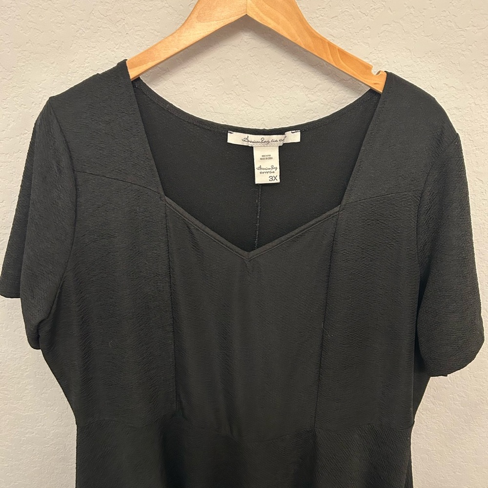 American Rag Black Short Sleeve Top - Picture 6 of 9
